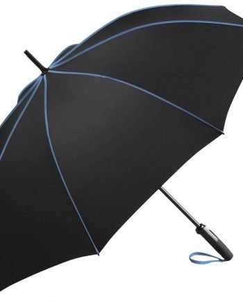 ombrello personalizzato nero con profili colorati