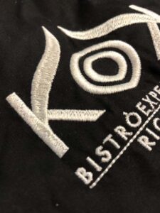 Ricamo personalizzato realizzato per un cliente