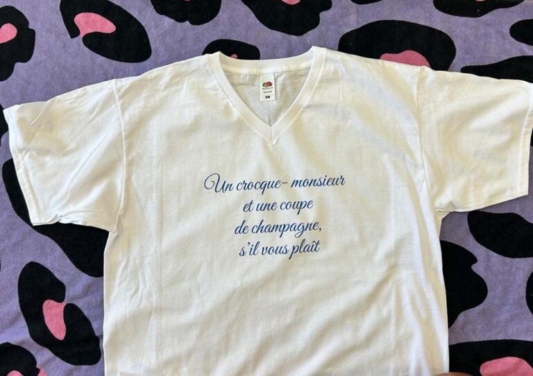 Maglietta personalizzata realizzata da noi