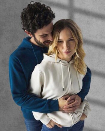 Felpa Cappuccio Zip Unisex Leggera