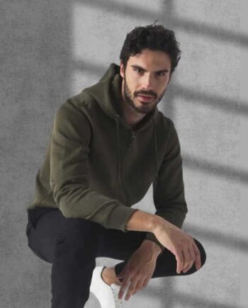 Felpa Cappuccio Zip Uomo 24h