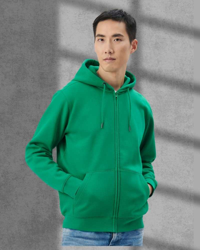 Felpa Cappuccio Zip Uomo