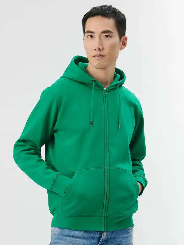 Felpa Cappuccio Zip Uomo
