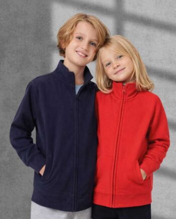 Felpa Zip Jacket Bambino Ricamata