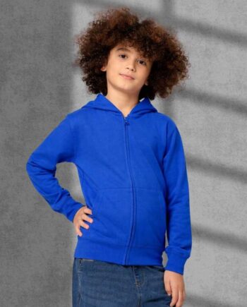 Felpa Cappuccio Zip Leggera Bambino