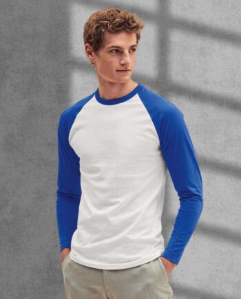 Maglietta Uomo Baseball Manica Lunga