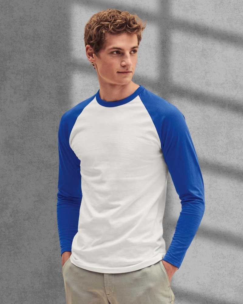 Maglietta Uomo Baseball Manica Lunga