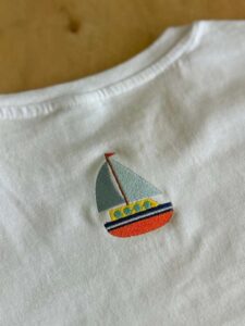 Ricamo personalizzato realizzato per un cliente