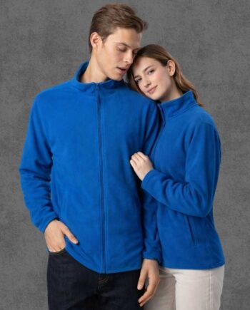 Micro Pile Zip Jacket Ricamata Unisex