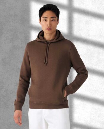 Felpa Organica con Cappuccio Uomo