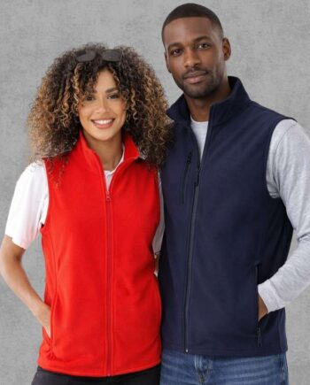 Gilet MicroPile Zip Jacket Ricamo Unisex