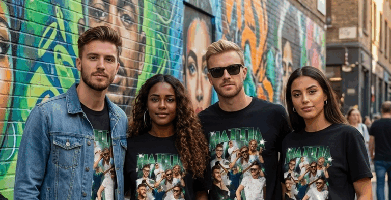 T-shirt Bootleg personalizzata