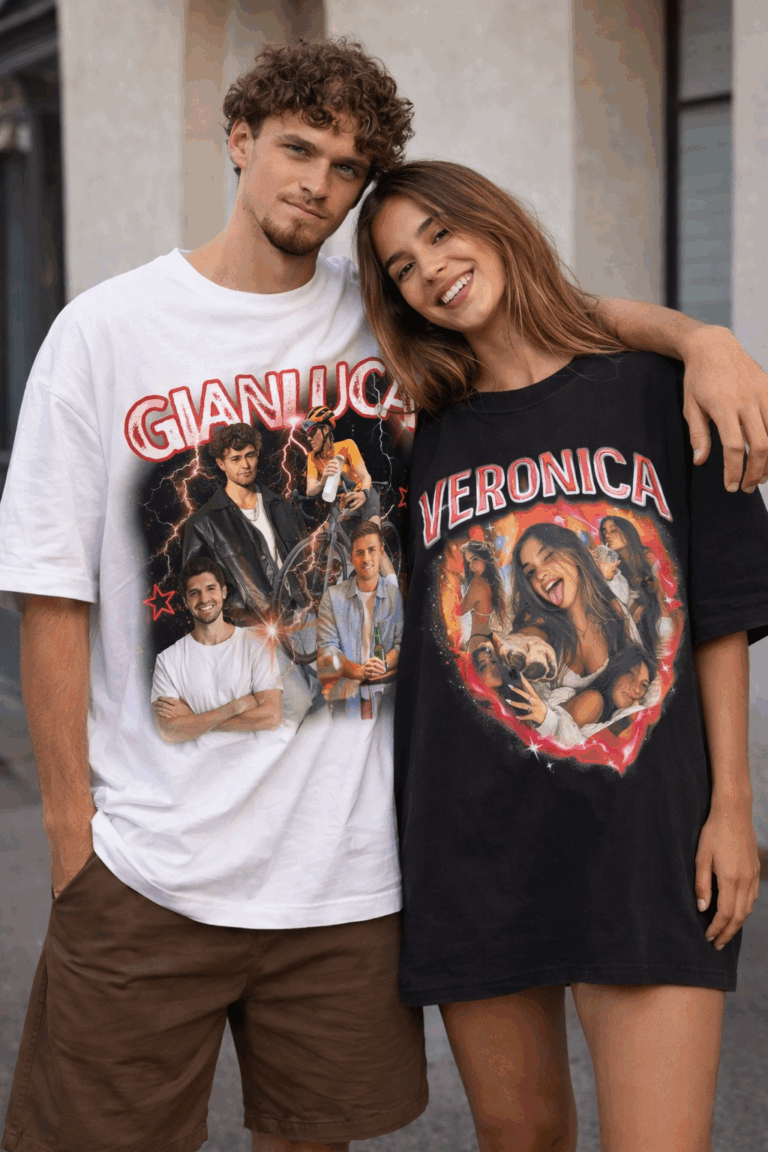 T-shirt Bootleg personalizzata