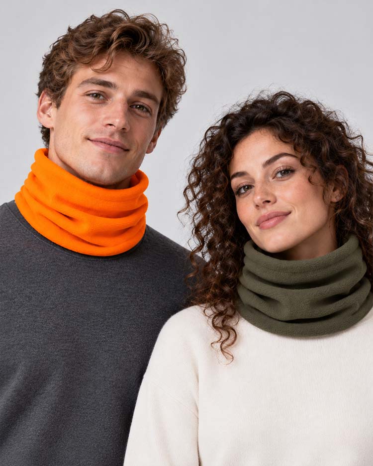 Scaldacollo Personalizzato in Pile Stampato