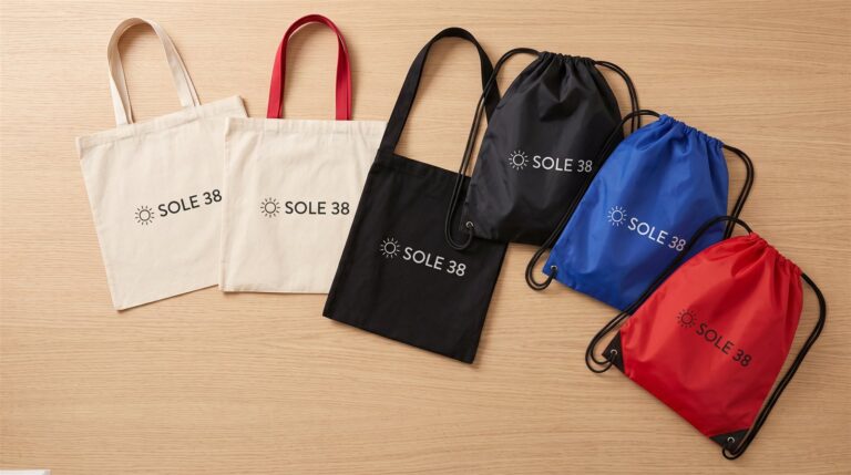 Shopper e sacche personalizzate con lo stesso logo