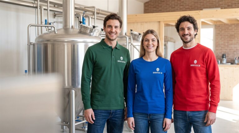 Colleghi con polo, t-shirt e felpa Payper personalizzate