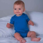 body neonato personalizzato a tinta unita