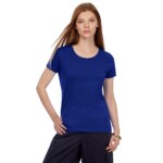 t-shirt personalizzati blu girocollo donna
