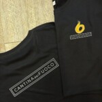 maglietta personalizzata crop top da donna nero