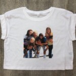 maglietta personalizzata crop top donna