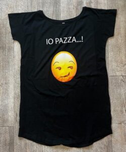 maglietta personalizzata extralunga vestito donna