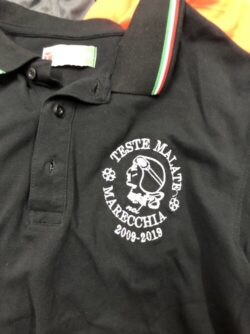 polo personalizzata italia da uomo cuore