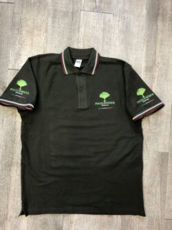 polo personalizzata italia da uomo fronte