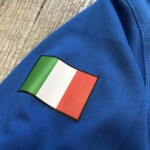 polo personalizzata sportiva da uomo bandiera