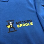 polo personalizzata sportiva da uomo blu