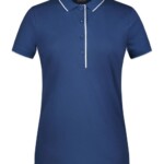 polo team strisce bianche blu