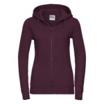 felpa donna personalizzata bordaux
