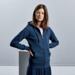 felpa donna personalizzata con cappuccio e zip
