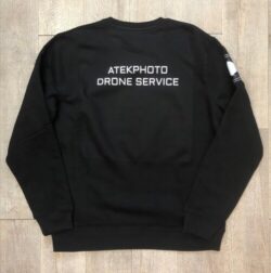 felpa personalizzata girocollo duo uomo retro
