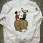 felpa unisex personalizzata bianca