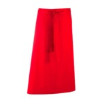 grembiule bar personalizzato rosso