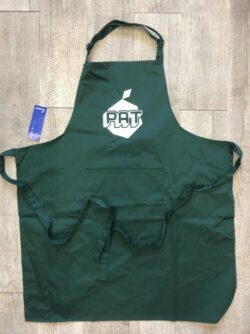 grembiule personalizzato a tinta unita verde