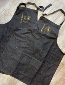 grembiule personalizzato di jeans