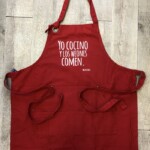 grembiuli personalizzati rossi