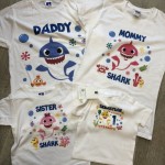 maglietta personalizzata da neonato e famiglia