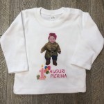 maglietta personalizzata manica lunga neonato