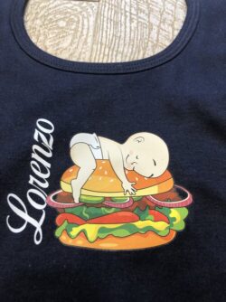 bavaglino personalizzato monocolore immagine