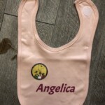 bavaglino personalizzato monocolore