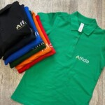 polo personalizzata a manica corta da donna