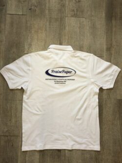 polo personalizzata a manica corta da uomo con logo