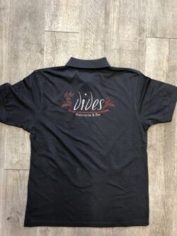 polo personalizzata a manica corta da uomo per ristorante