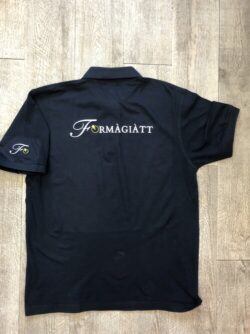 polo personalizzata a manica corta da uomo scritta