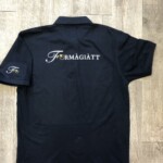 polo personalizzata a manica corta da uomo scritta