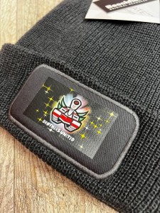 berrette lana personalizzate con patch