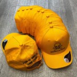 cappellini baseball personalizzati con ricamo gialli