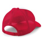 cappello trucker personalizzato rosso retro